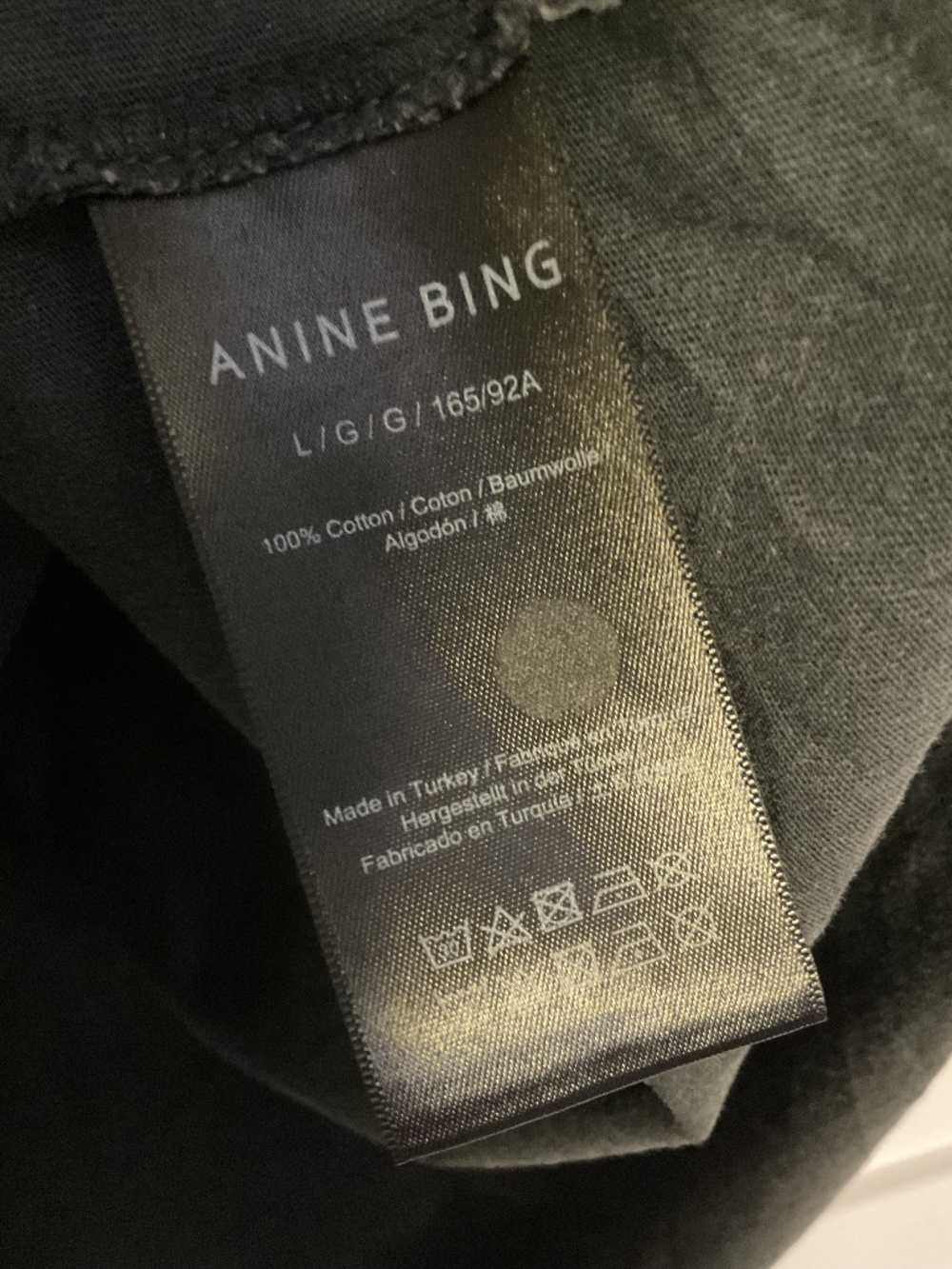 Anine Bing Colby tee, size large - Picture 2 of 9